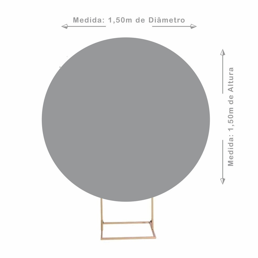 Capa de Painel Redondo Heróis Batman em Tecido Sublimado 1,50x1,50m