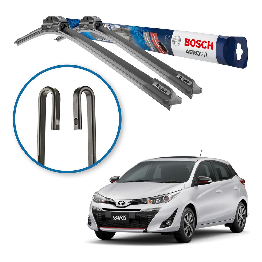 Palheta Limpador Parabrisa Original Bosch Toyota Yaris 2018 A 2024 em Oferta na Shopee