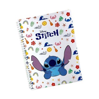 Caderno universitário 80 folhas espiral 1 matéria STITCH