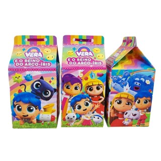 Caixa Milk Lembrancinhas Vera e o Reino do Arco-Íris Decoração Vera e o Reino do Arco-Íris - Pct com 10 unidades. em Oferta na Shopee