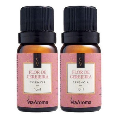 Essência Flor De Cerejeira 2 X 10ml - Via Aroma