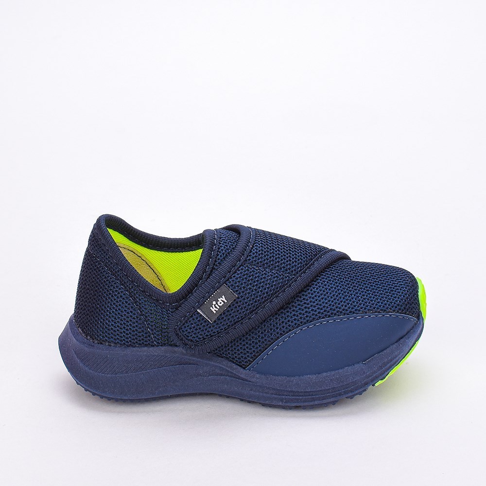 Tênis Infantil Masculino Baby Energy Kidy Respitec  Azul Marinho