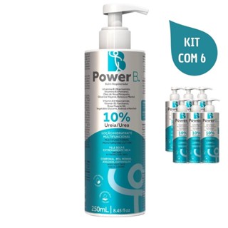 Kit 6 Locao Hidratante Corporal Pele Seca 10 Ureia Power B