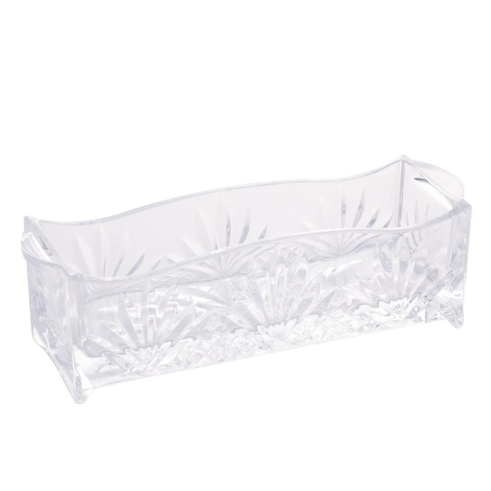 Porta Talher Lyor Dublin de Cristal 27cm x 8cm x 9cm - Home & Living