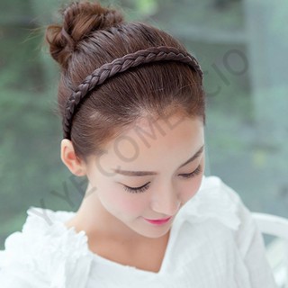 Arco Tiara de Cabelo com Trança Decorativa - Arranjo para Penteado de Festas