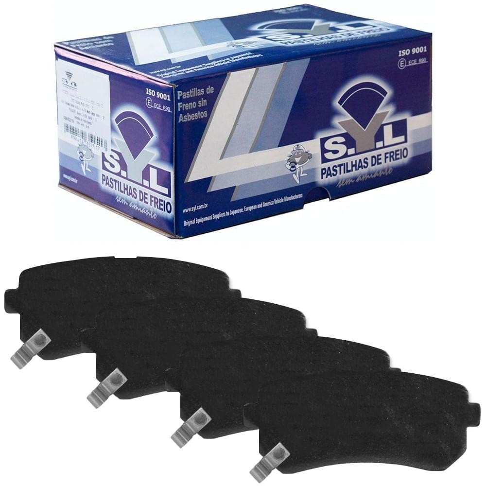 Kit Pastilha Freio Cruze 1.4 Equinox 2.0 17/18 Traseira Syl