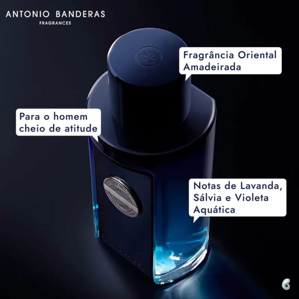 Detalhes do Antonio Banderas The Icon Edt - Perfume Masculino 100ml