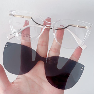 Clipon feminino 2 em 1 óculos de sol armação de grau 6523 em Oferta na Shopee