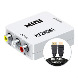 Adaptador Rca Av Conversor Hdmi Ps1 Ps2 Dvd Xbox ou Adaptador Rca Av Conversor Hdmi Ps1 Ps2 Dvd Xbox+ Cabo HDMI em Oferta na Shopee