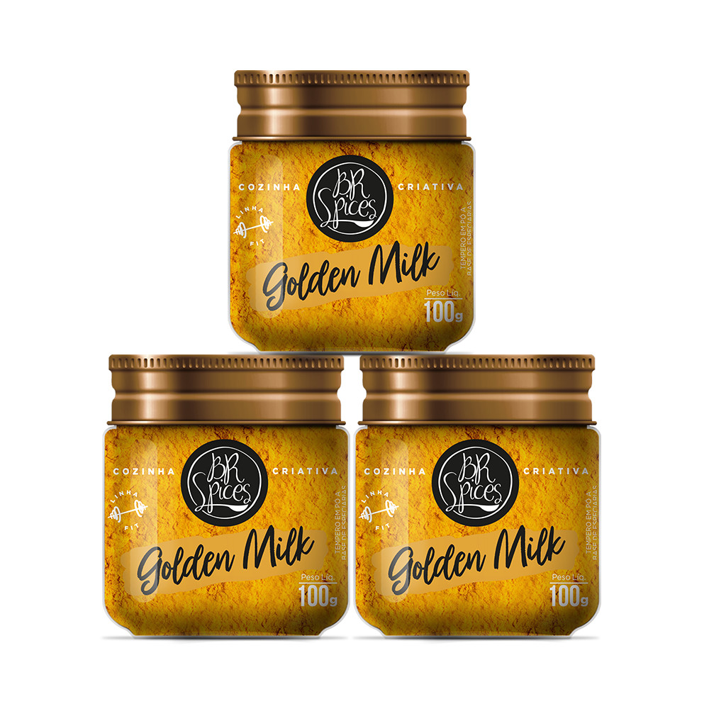 Kit Golden Milk - BR Spices em Oferta na Shopee