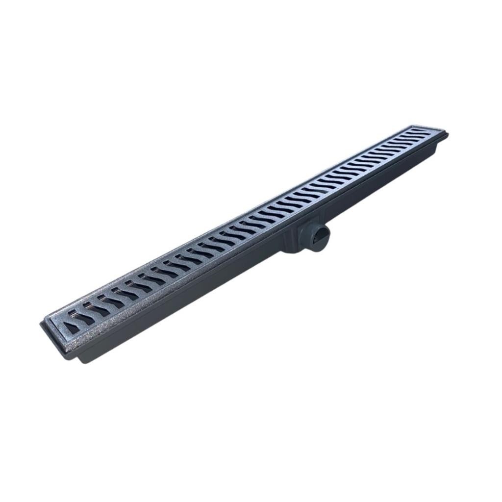 Ralo Linear Grelha Aluminio Sifonado 7x70cm Costa Navarro