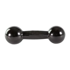 Halter Bola Revestido 1kg Emborrachado para Academia Musculação 01 Unidade
