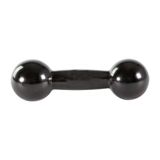 Halter Bola Revestido 1kg Emborrachado para Academia Musculação 01 Unidade