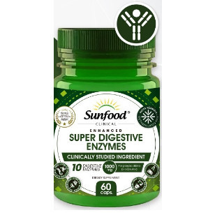 Super Digestive Enzymes 60 Caps Sunfood