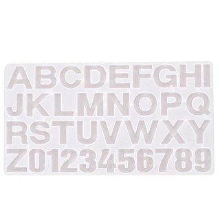 Molde de Silicone Alfabeto Para Produtos de Resina em Oferta na Shopee
