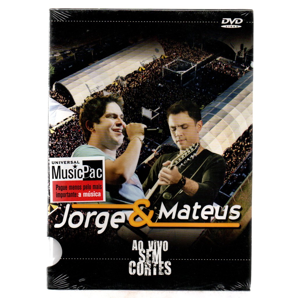 Dvd Jorge & Matheus - Ao Vivo - Sem Cortes