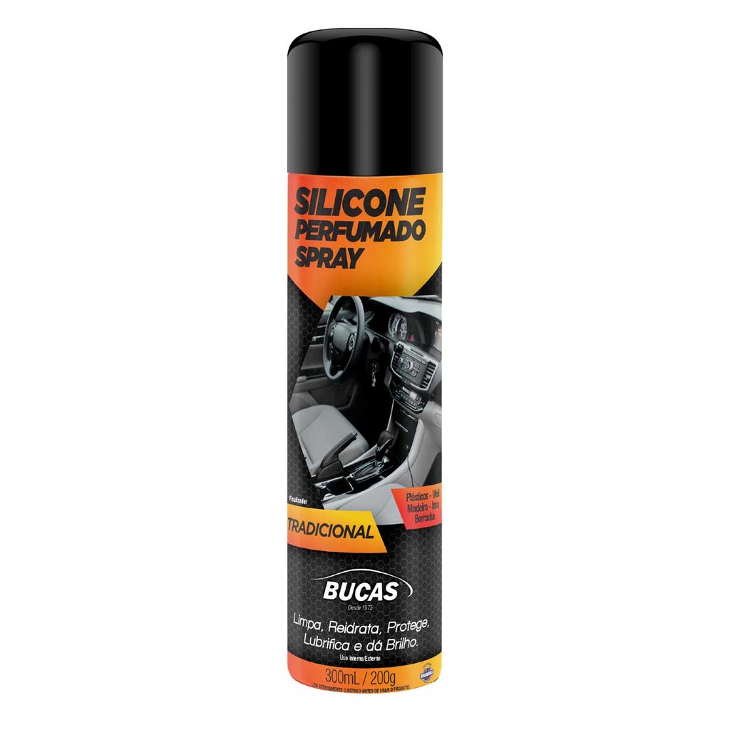 Silicone Perfumado Spray Tradicional Bucas 300ml Rodabrill