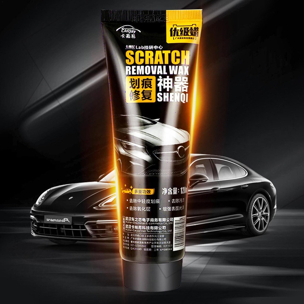 Cera Preta Para Reparo De Arranhões De Pintura De Carro , Removedor Automática , Composto De Polimento Veículo Preto , c