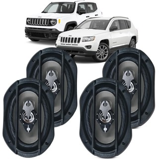 Kit 4 Alto Falantes Renegade Compass 6x9 Pol LS69 200W LeSon em Oferta na Shopee