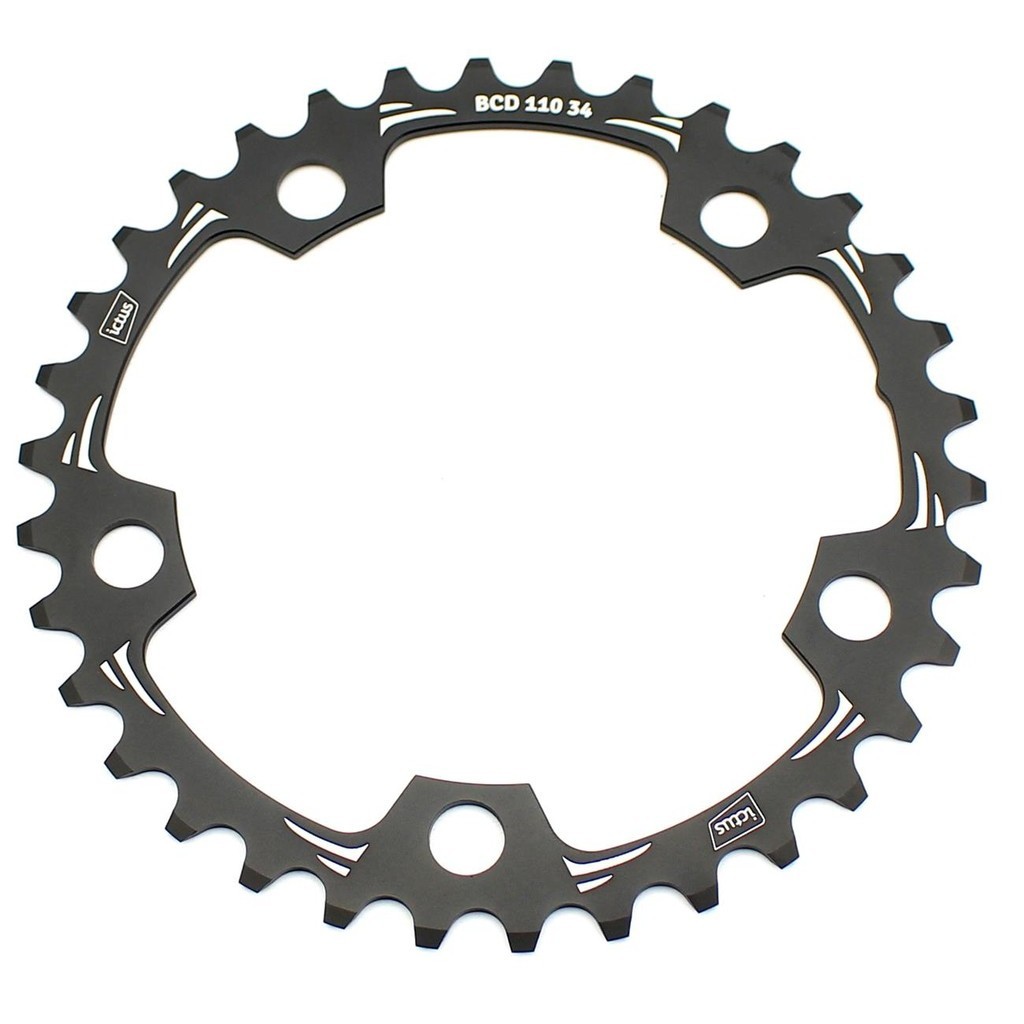 Coroa Menor Bicicleta Speed Ictus 34/36 ou 39 Dentes BCD 110mm Para Pedivelas de 5 Furos
