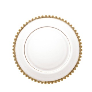 Prato Wolff Pearl de Cristal Dourado