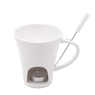 Mini Fondue Lyor Ivy de Porcelana Branca 200ml