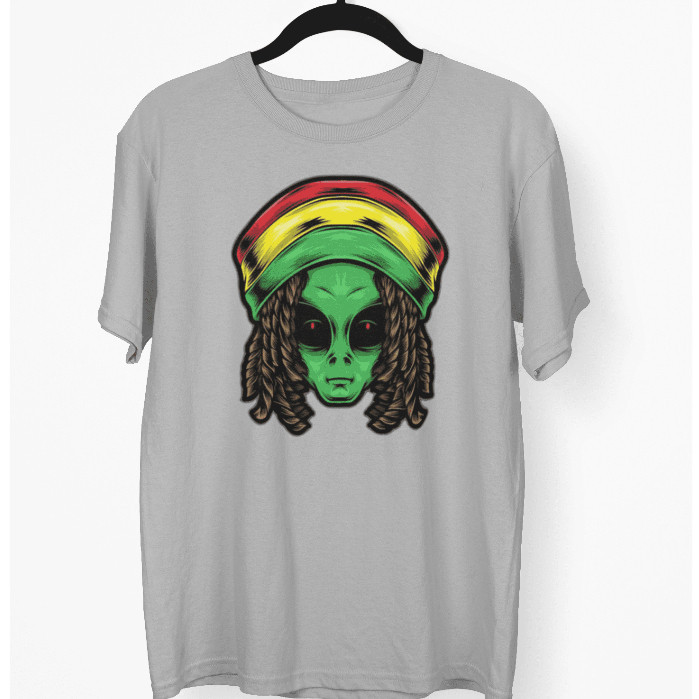 Camiseta Alien Et Regueiro Reggae Music Dread Malha Fria e Leve Unissex