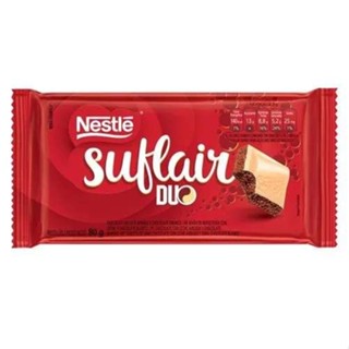Chocolate ao Leite Aerado Suflair DUO 80g Nestlé em Oferta na Shopee