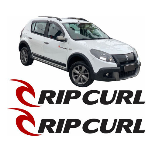 Adesivo Lateral Par Emblema Sandero Stepway Rip Curl 2012-13