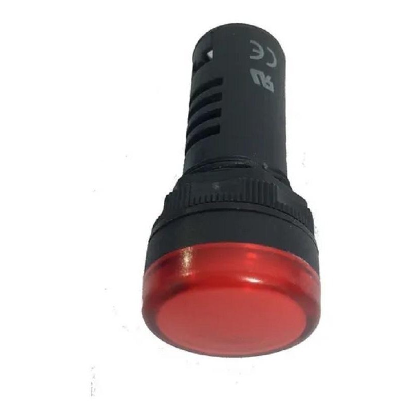 Sinaleiro Led 220V Vermelho Ip65 Metaltex