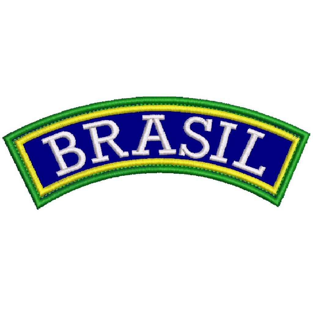 Patch Bordado Tarja Manicaca Brasil