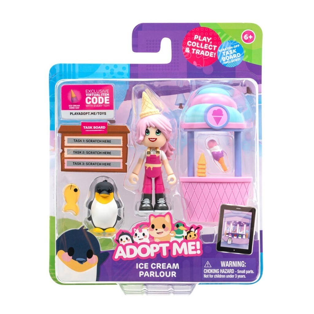 2 Bonecas Amigos e Pet - Sorveteria - Adopt Me em Oferta na Shopee