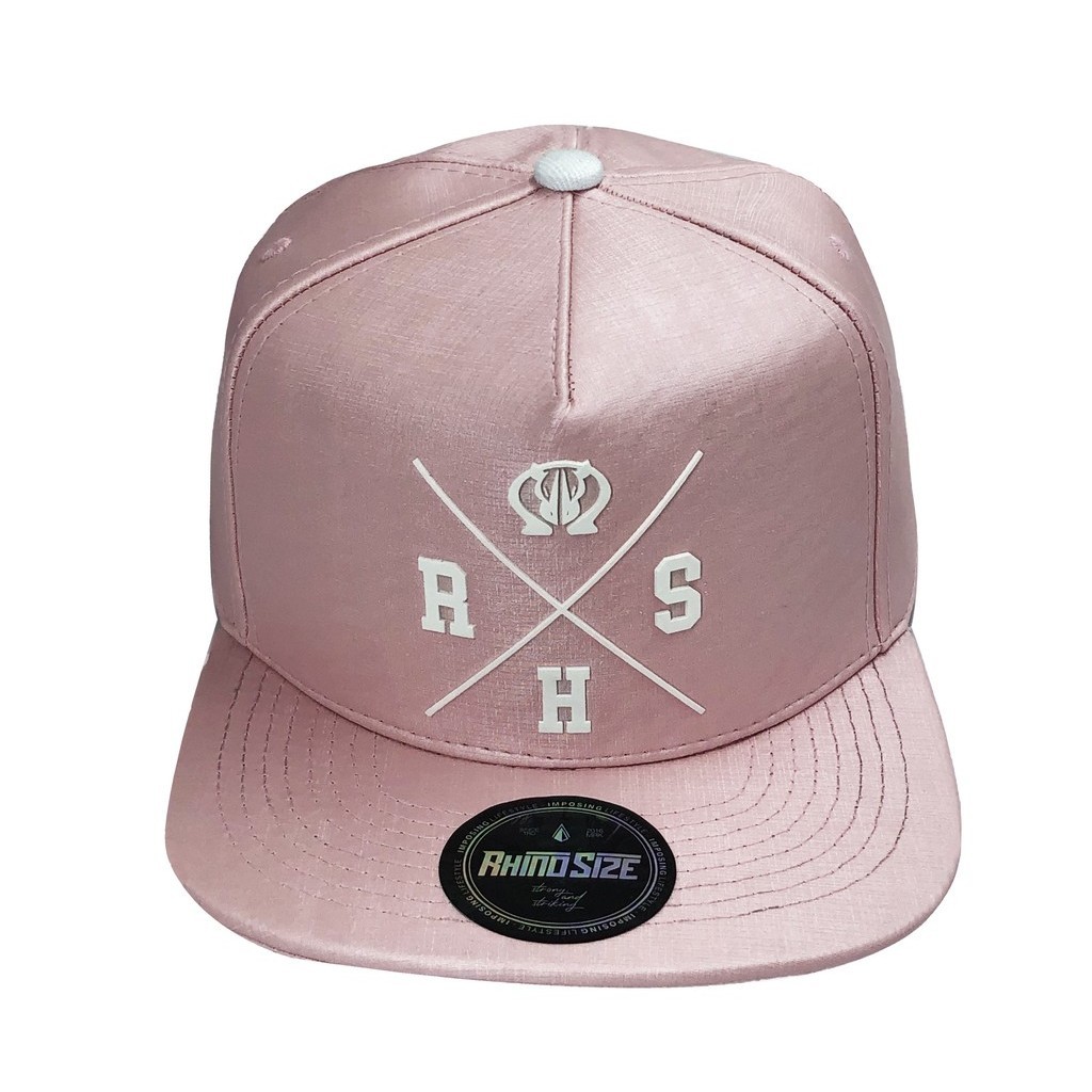 Boné RHINO SIZE Boss Aba Reta Rosa