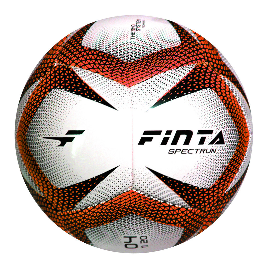 Bola de Futebol Society Finta Spectrum Cor:Branco;Tamanho:Único;Gênero:Unissex;