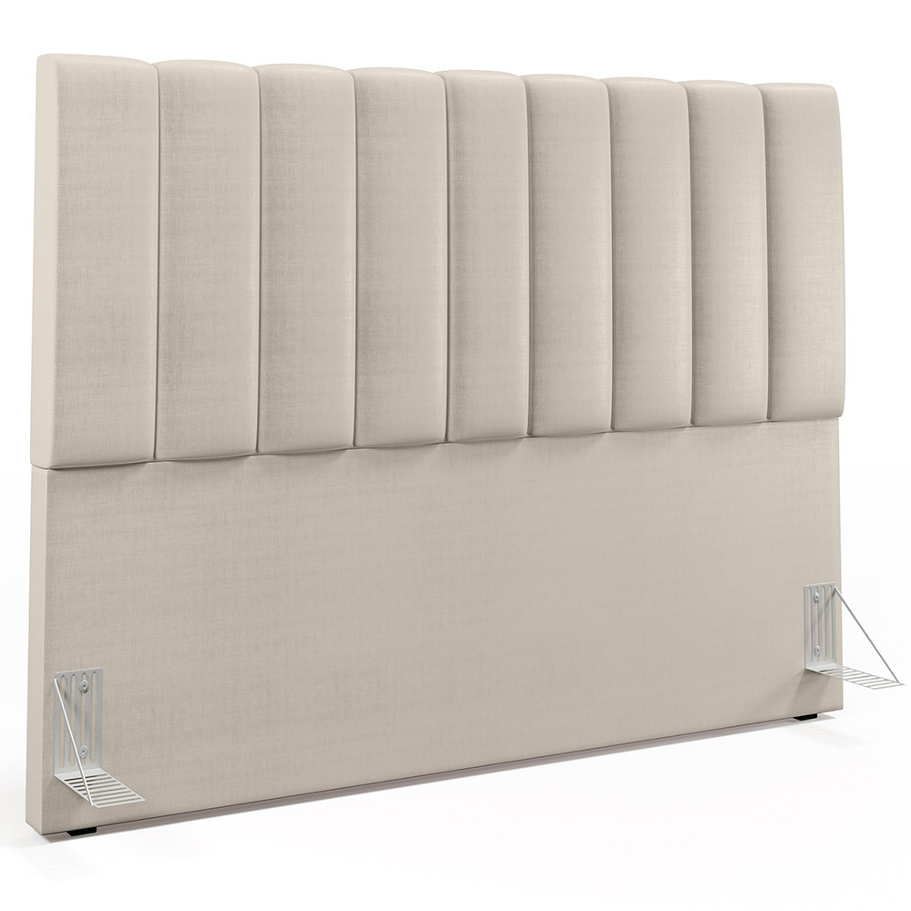 Cabeceira Cama Box Queen 160 Cm Dália W01 Facto Pérola Metalizado - Lyam Decor