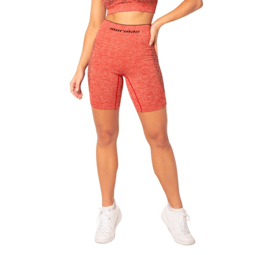 Shorts Sport Básica Fitness Feminina Mormaii Para Academia Sem Costura Esporte Estampada