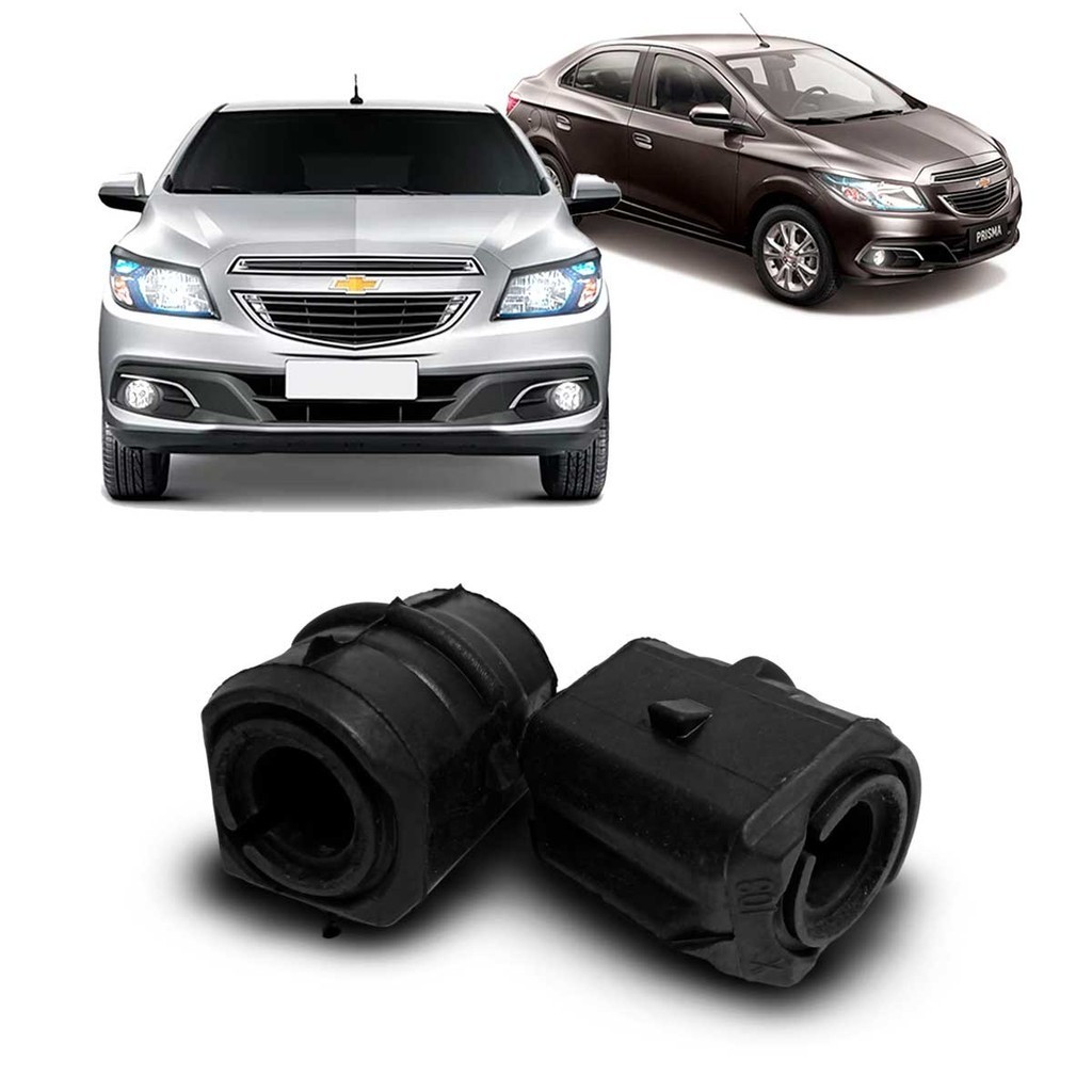 Par Kit Bucha Barra Estabilizadora Dianteira Chevrolet Prisma 2013 2014 2015 2016 2017 2018 2019