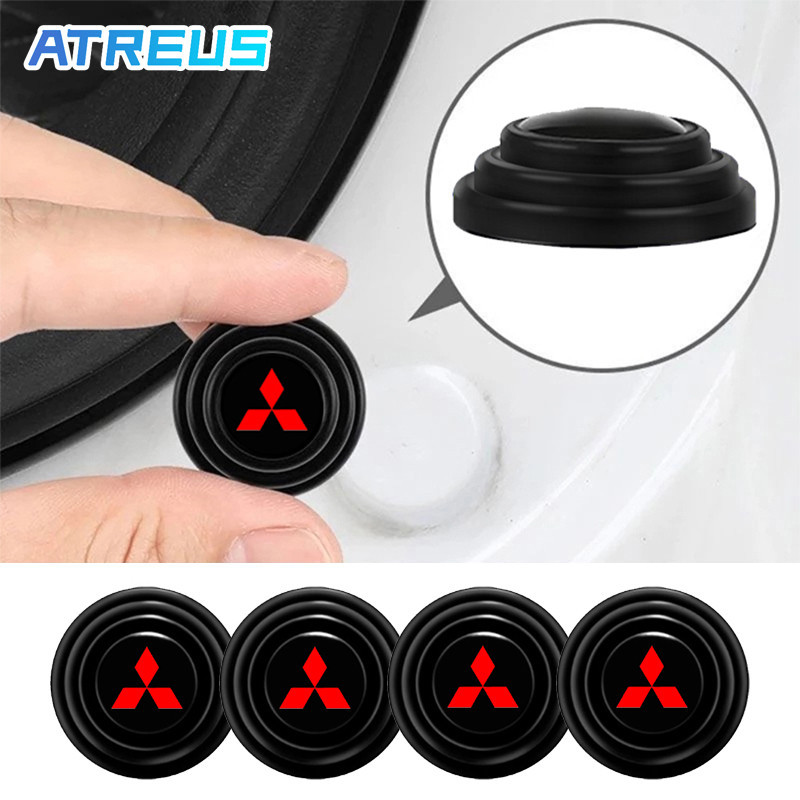 4/8/12 Pcs Mitsubishi Junta Absorvente De Choque Para Carros Sonora De Borracha Porta Lancer Asx Pajero Full Outlander em Oferta na Shopee
