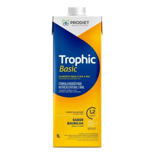 Trophic Basic 1 Litro Dieta Enteral 1,2 Kcal/ml Prodiet