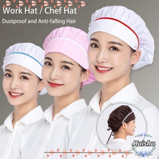Chapéu De Trabalho HUISHU , Cozinheiro Em Malha Chic Breathable À Prova De Fumaça Cozimento Higiênico Com Tampa Serviço De Alimentos