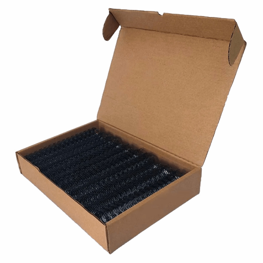 Wire-o 5/8" 2x1 p/120fls Preto Formato A5 - CX C/ 25