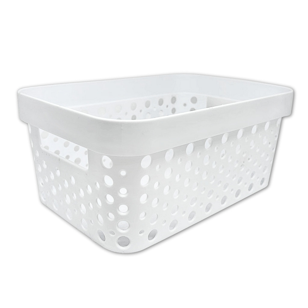 Cesto Organizador Branco 4,5 Lts Multiuso Usual Utilidades