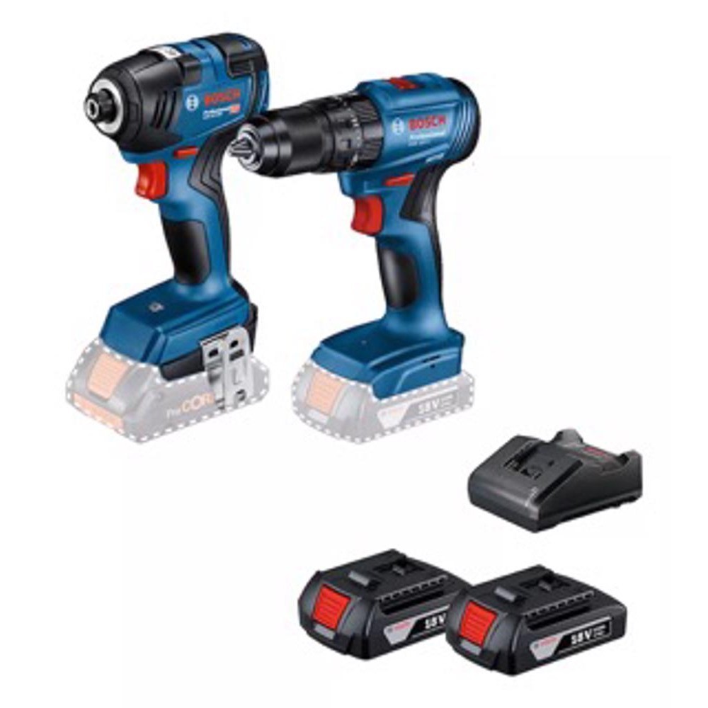Furadeira Gsb 185-li + Chave Impacto Gdr 18v-200 Bosch