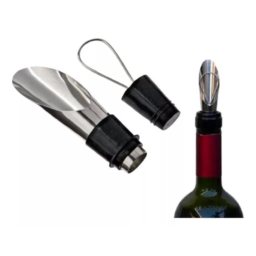 Aerador Decantador Vinho Bico Dosador Tampa Garrafa