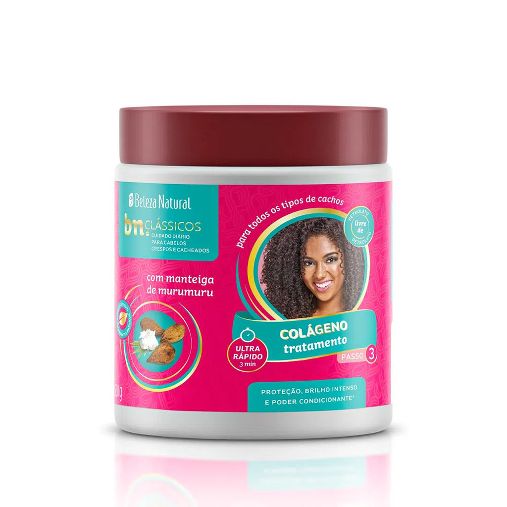Máscara de Tratamento Beleza Natural Colágeno 500g bn.Clássicos - Beauty