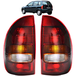 Lanterna Traseira Corsa 4 Portas 1996 97 98 99 Tricolor