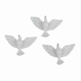 Aplique de Resina - Divino Espírito Santo Pequeno com 3 unidades 4x2cm LLA-258 em Oferta na Shopee