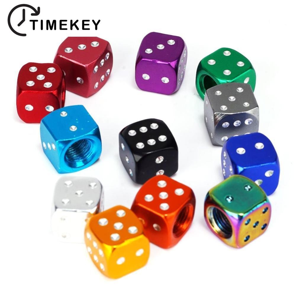 TKEY 4Pcs Pneus De Alumínio Para Roda De Dados De Carro Com Haste Tampa De Pó De Válvula Aérea De Motocicleta F8V3 TKEY 4Pcs Pneus De Alumínio Para Roda De Dados De Carro Com Haste Tampa De Pó De Válvula Aérea De Motocicleta F8V3