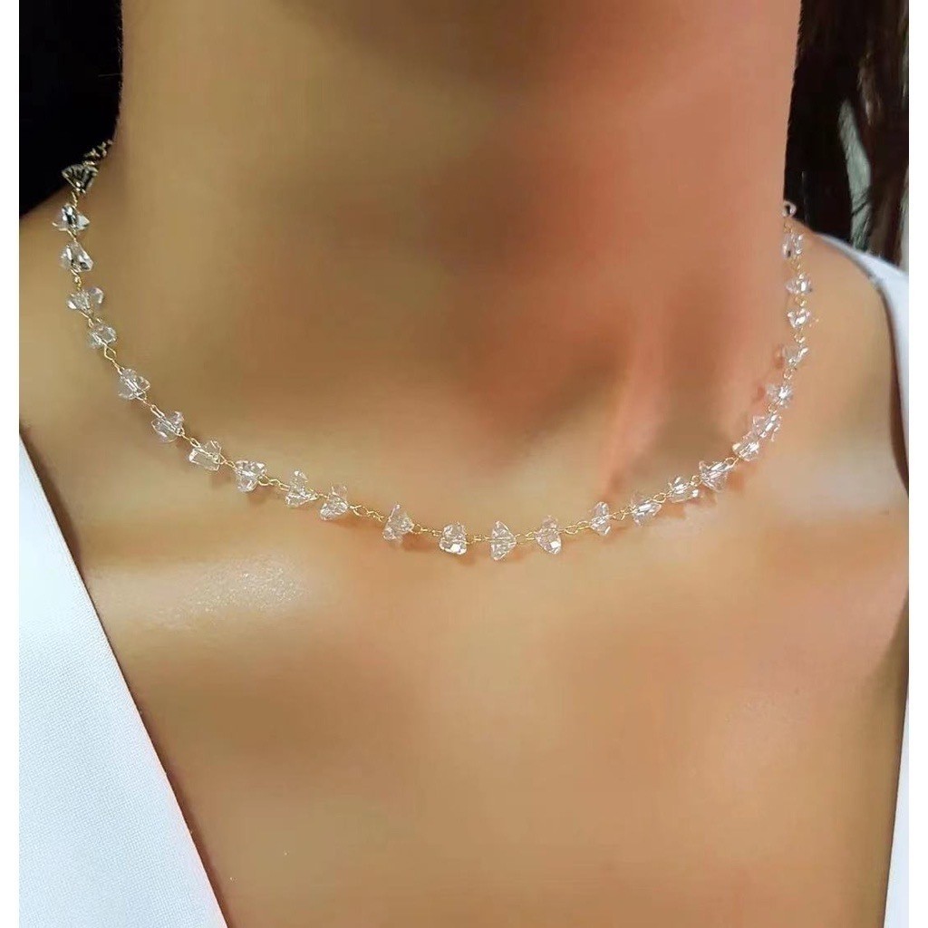 Colar Choker Folheado banhado a ouro 18k a prata 925 em Oferta na Shopee