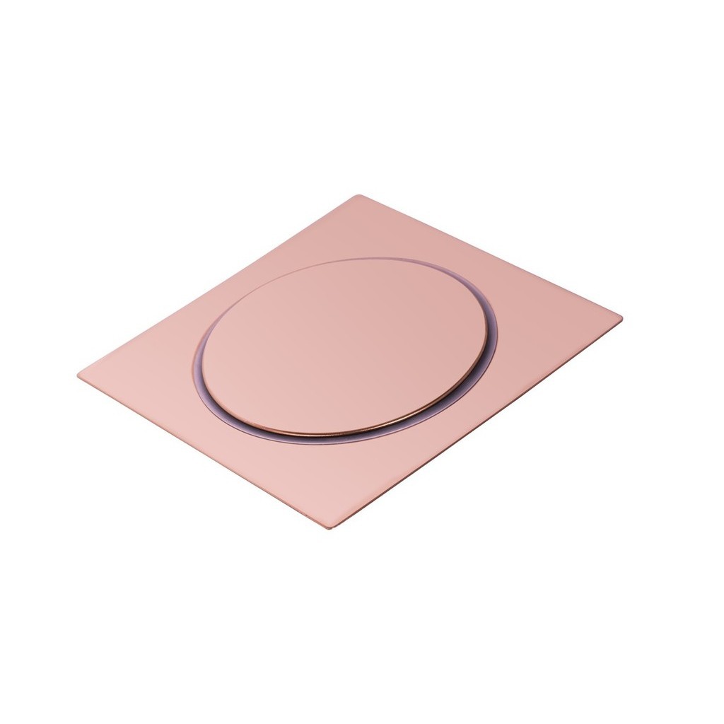 Ralo Inteligente Sistema Clic 10x10 Inox Para Banheiro Rose
